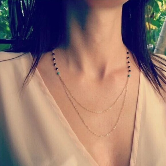 Jewelry - Boho Beaded Double Layer Necklace